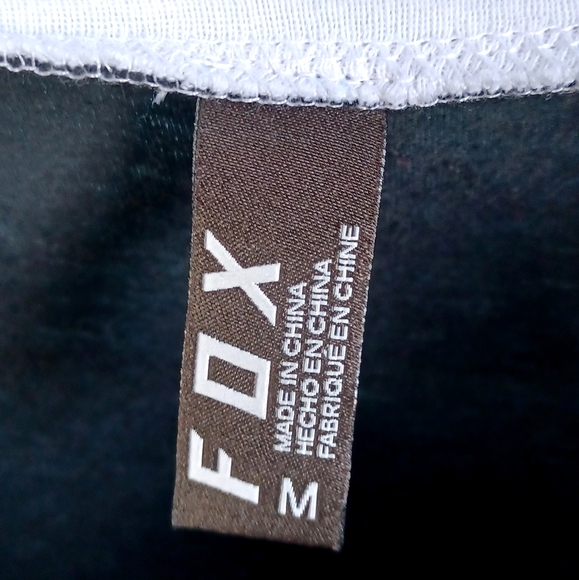 EUC Fox Black & White Short Sleeve Tshirt - Women's Size Medium - Picture 5 of 5